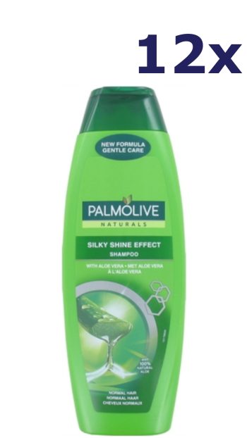 12x Palmolive Shampoo - Silky Shine Effect 350 ml