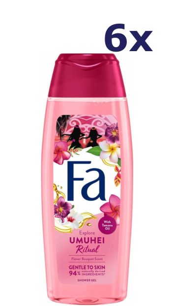 6x Fa Douchegel - Umuhei Ritual 250 ml
