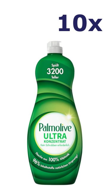 10x Palmolive afwasmiddel 750ml Ultra Original