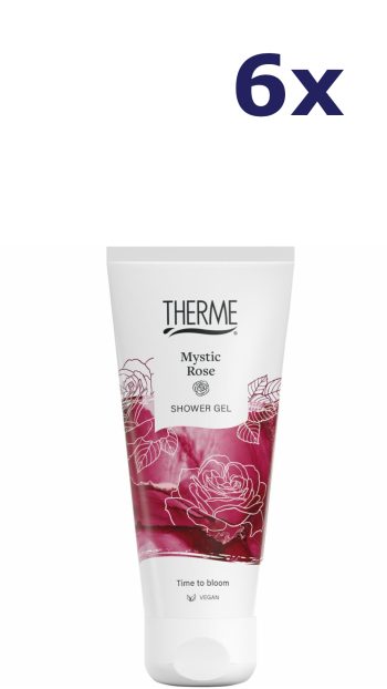 6x Therme Shower 200 ml Mystic Rose