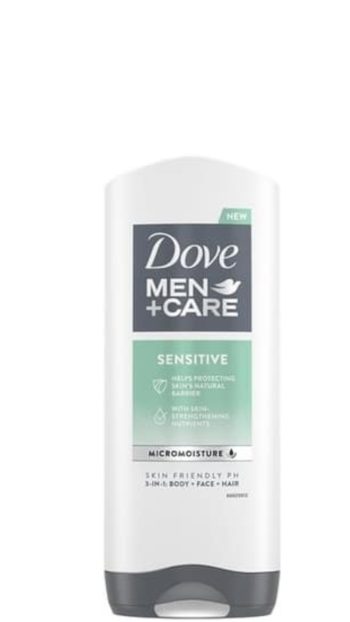 Dove Douchegel Men – Care Sensitive gel 3 in 1 400 ml