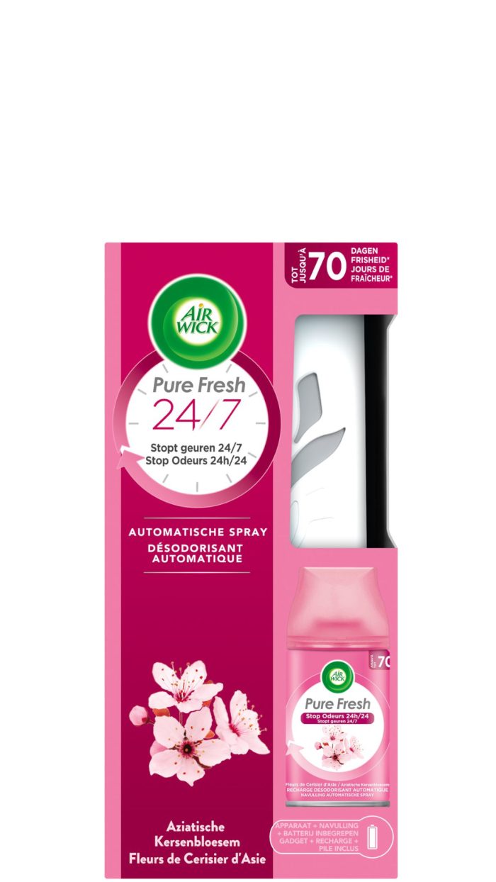 Airwick Freshmatic Max Houder + navulling Pure Kersenbloesem 250 ml