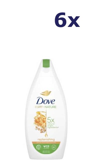 6x Dove Douchegel – Replenishing 400 ml