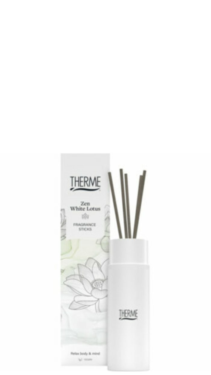 Therme Home Geurstokjes 100 ml Zen White lotus Plusjevoordeel