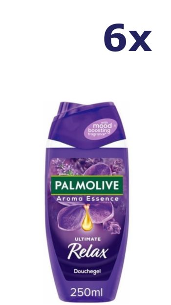 6x Palmolive Douchegel – Sunset Relax Lavendel 250 ml