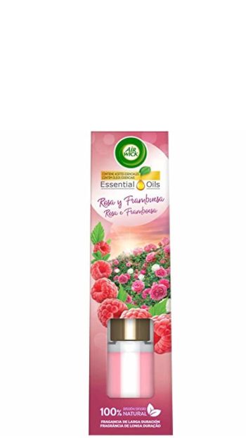 Airwick Life Scents Essential Oils Geurstokjes rozen en frambozen 40ML
