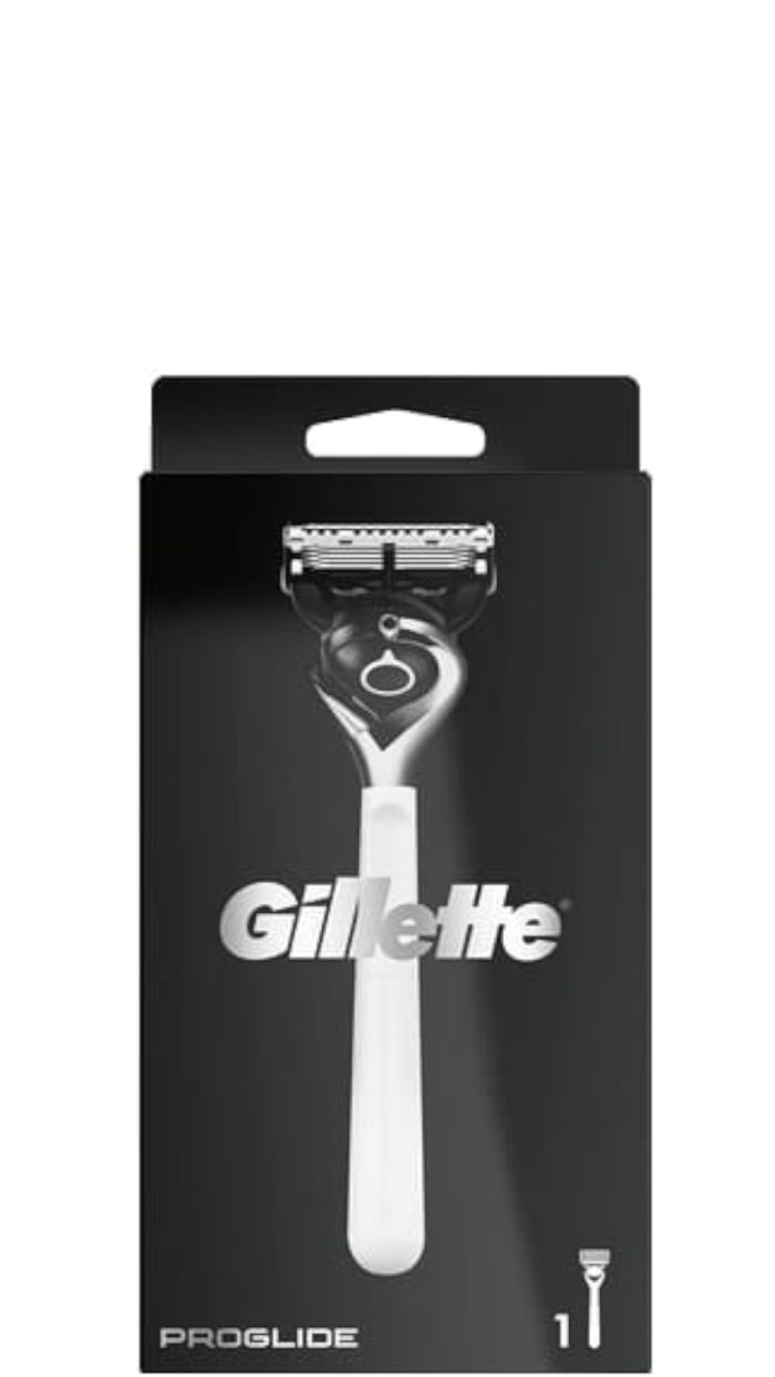 Gillette Houder Fusion5 Proglide Monochrome Wit + 1 mesje