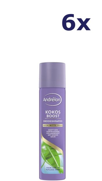 6x Andrélon Special Kokos Boost Droogshampoo 245ml