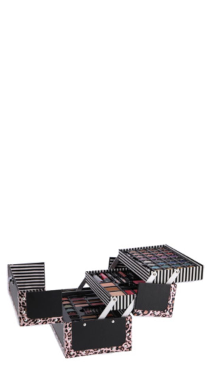 Casuelle Make-Up Koffer 3D Panter-Pink Print