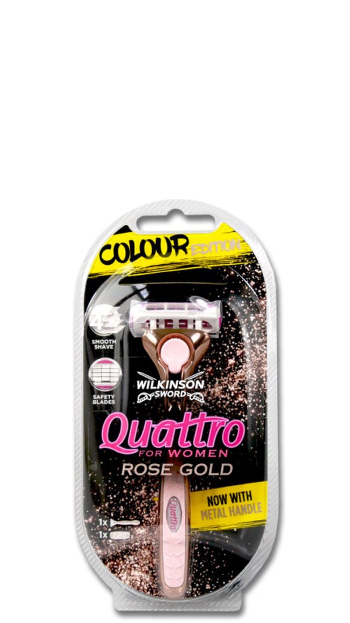 Wilkinson scheermes Quattro for Women Rosé Gold