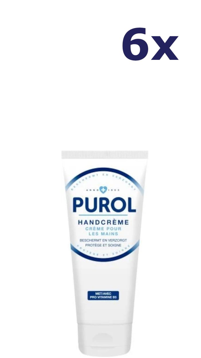 6x Purol Handcreme Tube 100 ml