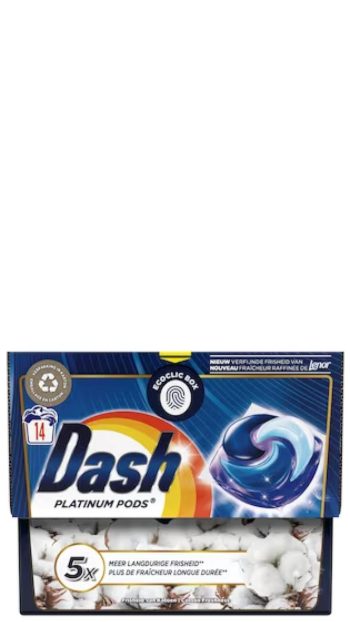 Dash Pods platinum 14sc frisheid van katoen
