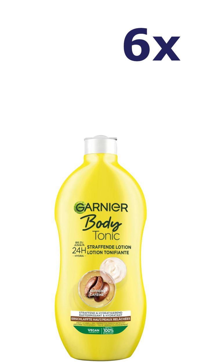 6x Garnier Body Tonic Verstevigende Body Lotion 400 ml