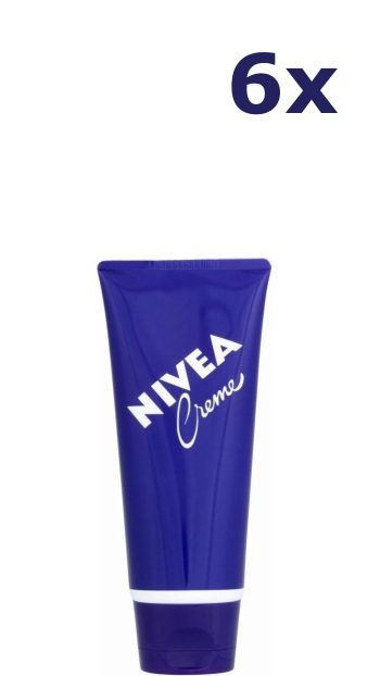 6x Nivea Creme 100ml Tube