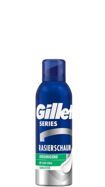 Gillette series Sensitive Scheerschuim met aloe vera 200 ml