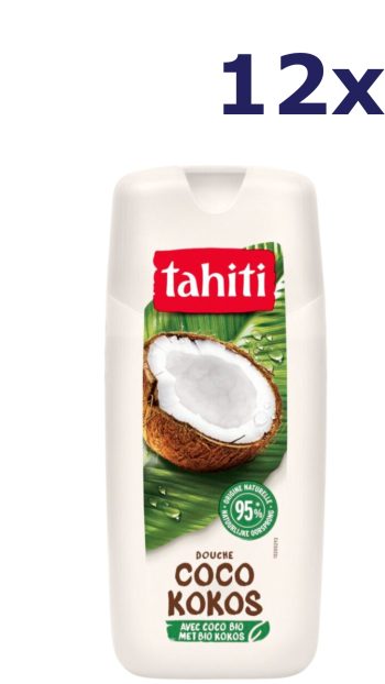 12x Tahiti Douchegel - 300ml - kokos