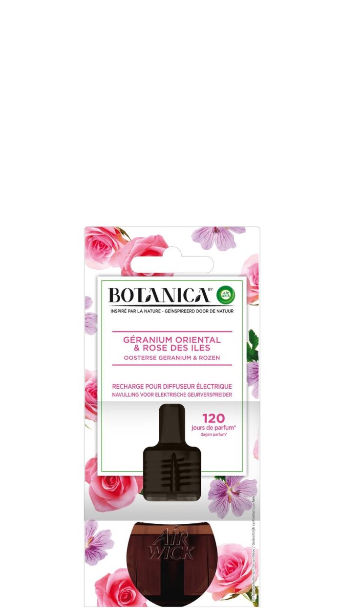 Airwick Botanica - 19ml - navulling - oosterse geranium & rozen