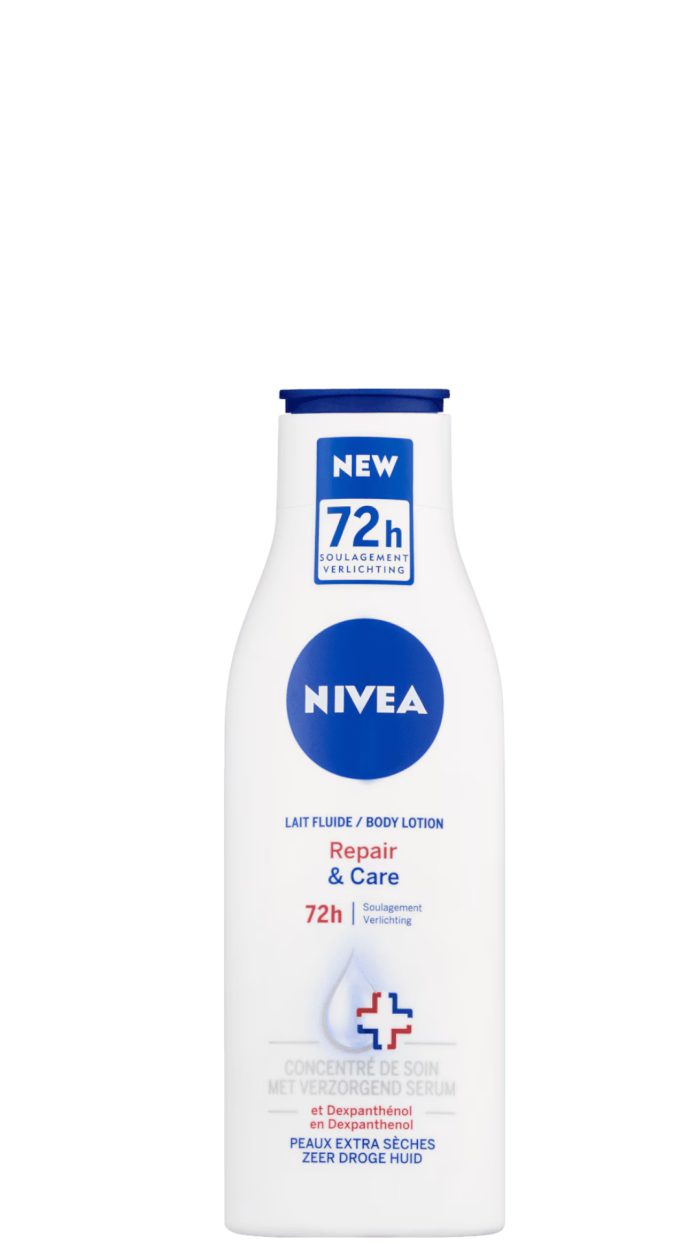 12x Nivea body lotion Repair & care 250ml
