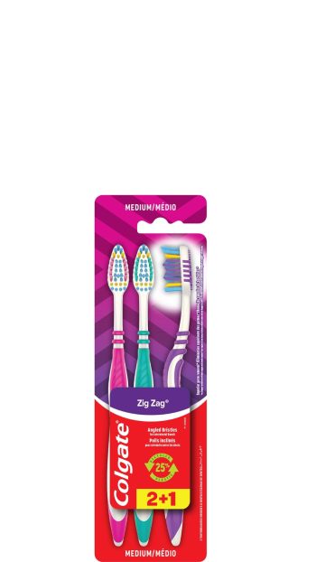 Colgate tandenborstel 3x zig zag Medium
