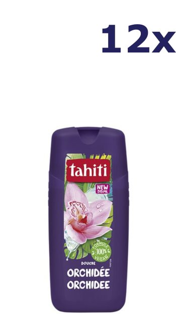 12x Tahiti 315ml showergel orchidee