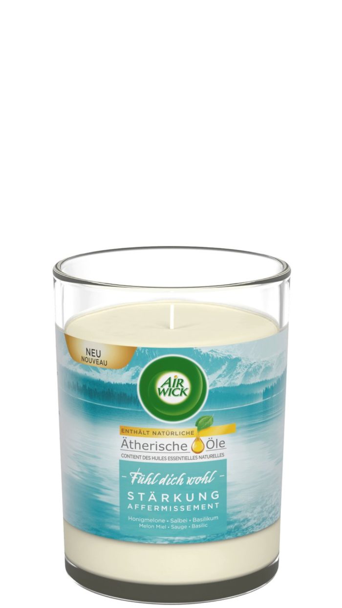 Airwick 220gr geurkaars honing meloen