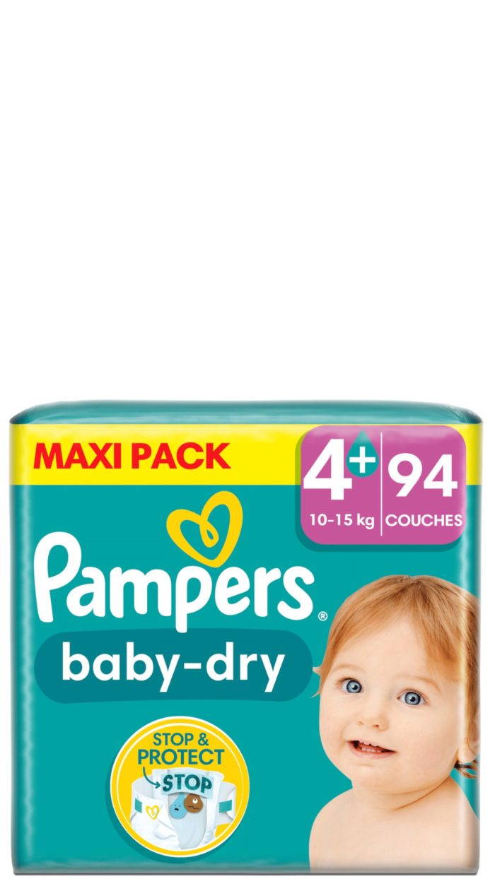 Pampers luiers n°4+ baby dry 94x