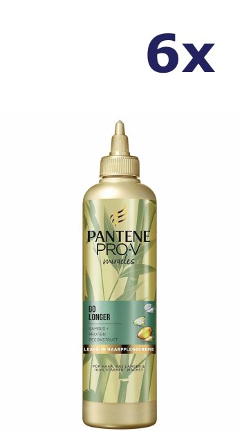 6x Pantene 270ml haarverzorgingscrème miracles go