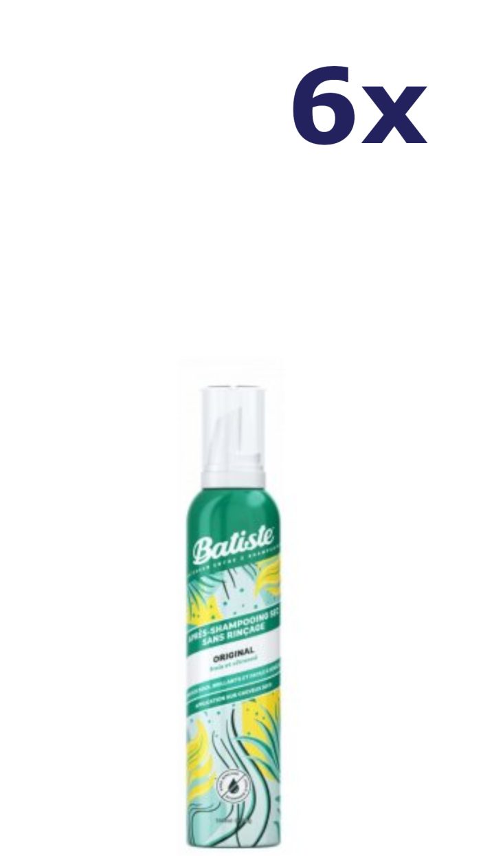 6x Batiste droog conditioner mousse 100ML original