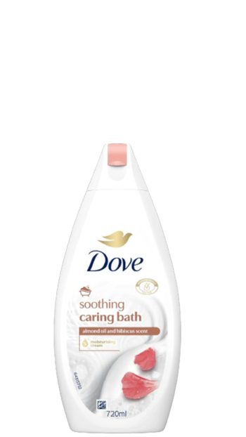 Dove Bad - 720ml - soothing almond oil and hibiscus scent