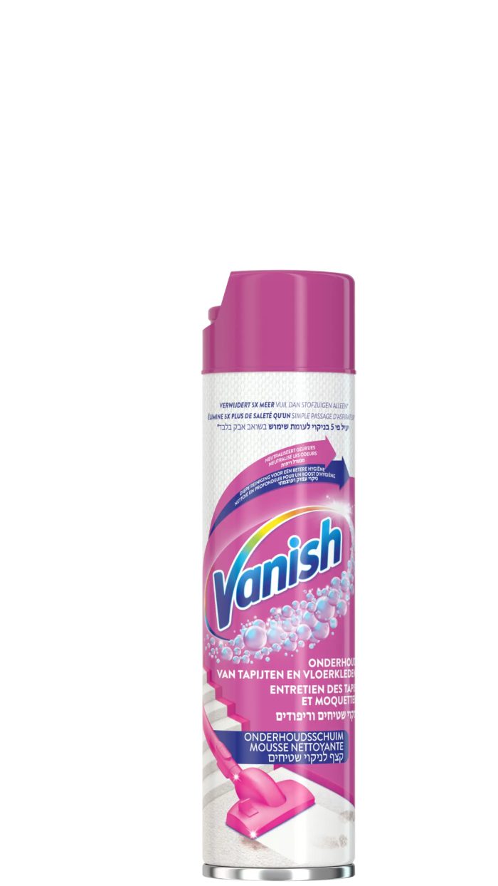 Vanish 600ml mousse voor tapijten en vloerkleden
