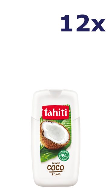 12x Tahiti Douchegel Kokos 250ml