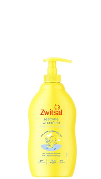 Zwitsal Wascreme – Pompje Zeepvrij 400 ml