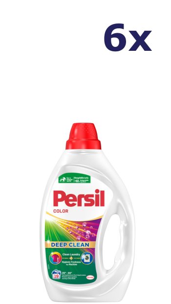 6x Persil Gel - 19sc0.855L - deep clean color