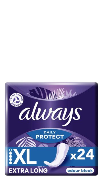 Always Daily protect - inlegkruisjes - extra long 24st