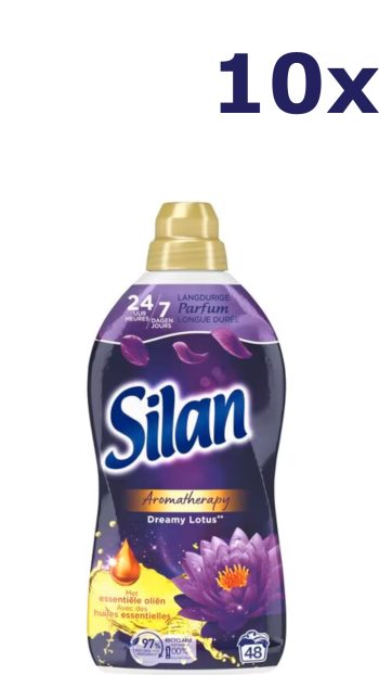 10x Silan Wasverzachter - 48sc1,05ml - aromatherapy - dreamy lotus