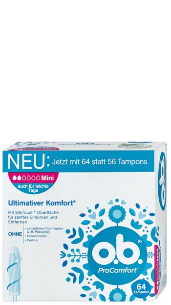 O.B. Tampons Pro Comfort MIni 64er
