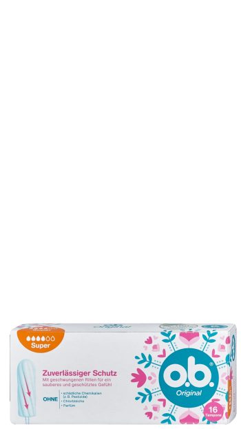 6x O.B. Tampons Super 16pcs