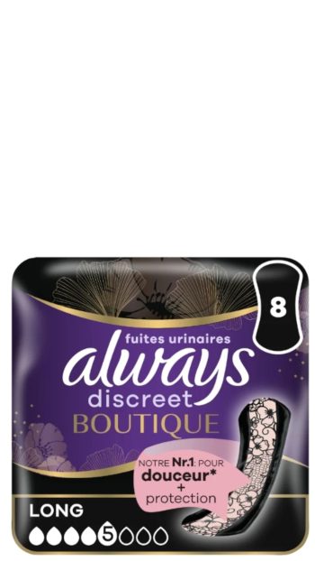 Always discreet boutique 8st lang incontinentie maandverband