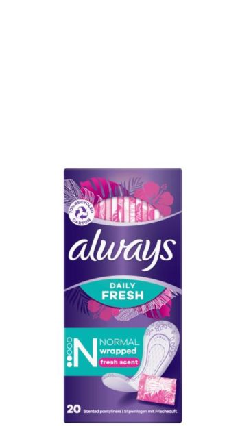 Always Dailies Fresh Scent inlegkruisjes 20s