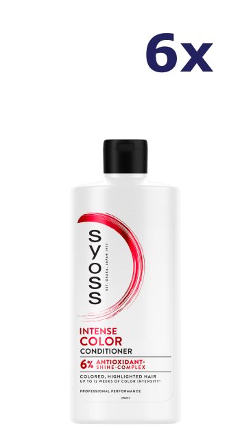 6x Syoss Conditioner 440ml Color