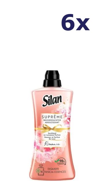6x Silan Wasverzachter - Suprême - 44sc0.968L - romantiek roze