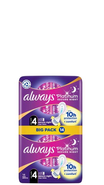 Always Ultra Maandverband 14 St secure night