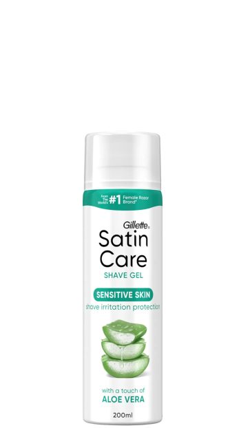 Gillette Women Satin Gel Sensitive Skin 200ml scheergel